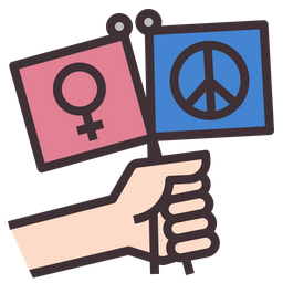 Feminist Peace Flag  Icon