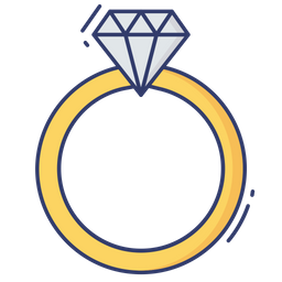 Diamant-Ring  Symbol