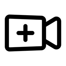 Videoanruf hinzufügen  Symbol