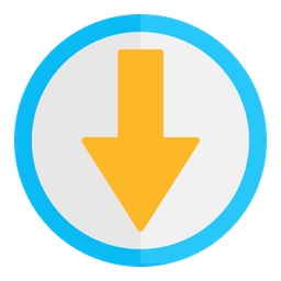 Down Arrow  Icon