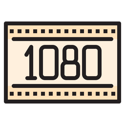 1080 Auflösung  Symbol