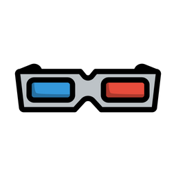 3D-Brille  Symbol