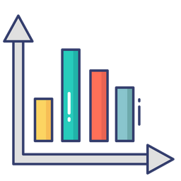 Gráfico de barras  Ícone