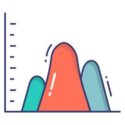 Gráfico de seta  Ícone