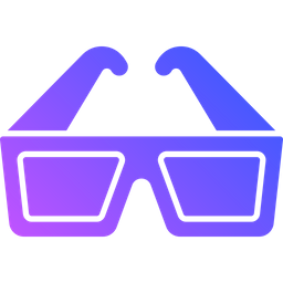 3 D Glasses  Icon