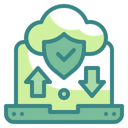 Cloud Data Security  Icon