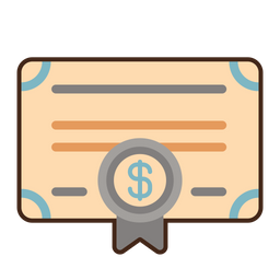 Accounting Certificate  Icon