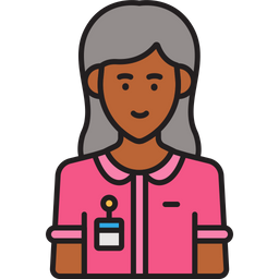 Female Employee  Icon