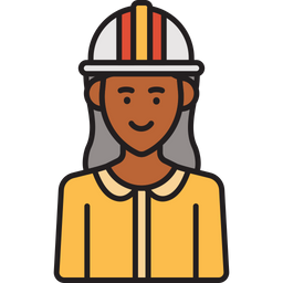 Female Engineer  Icon