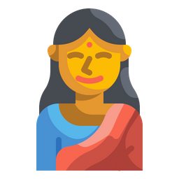 Indian Woman  Icon