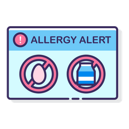 Allergy Card  Icon