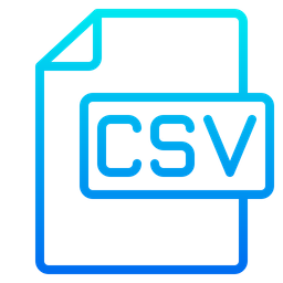 Archivo CSV  Icono