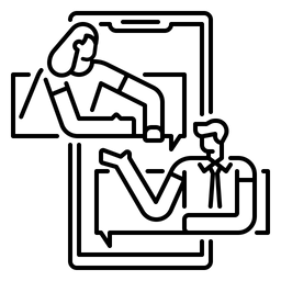 Mobile Kommunikation  Symbol