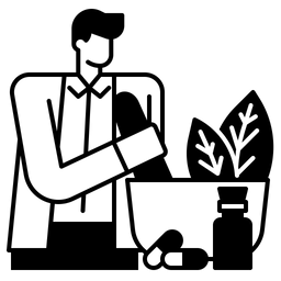 Homöopathie Arzt  Symbol