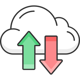 Cloud Data  Icon