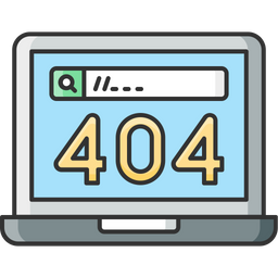 404 Error  Icon