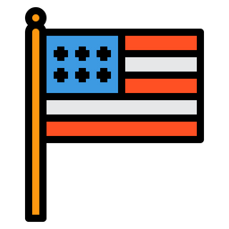 Amerika Flagge  Symbol