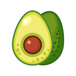 Avocado cut  Icon