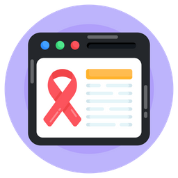 Cancer Awareness Website  Icon