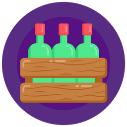 Bottles Crate  Icon