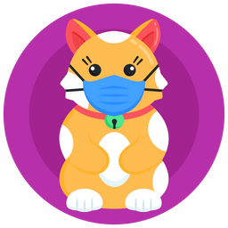 Cat Face Mask  Icon