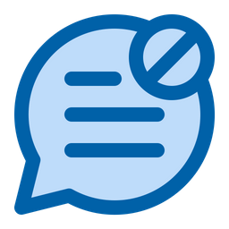 Verbotener Chat  Symbol