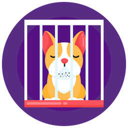 Dog Cage  Icon