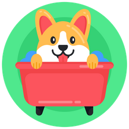 Dog Bath  Icon