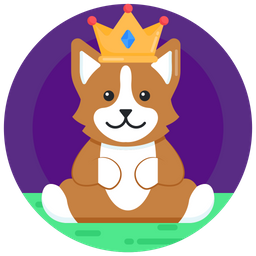 Crowned Dog  Icon