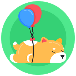 Dog Balloons  Icon