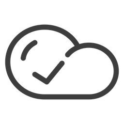 Cloud Check  Icon