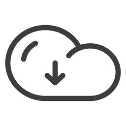 Cloud Download  Icon