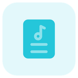 Music Sheet  Icon