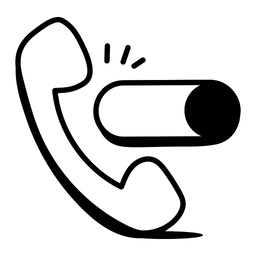 Anrufschalter  Symbol