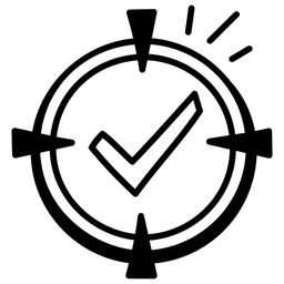 Genehmigtes Ziel  Symbol