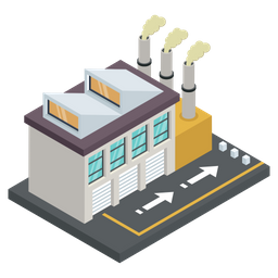 Industrial Plant  Icon