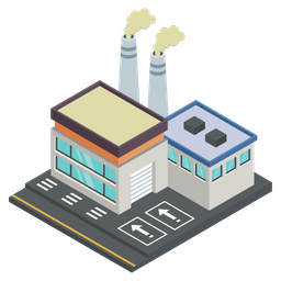 Industrial Plant  Icon