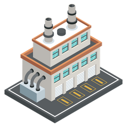 Industrial Building  Icon