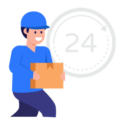 24 Hour Delivery  Icon