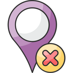 Cancel Location  Icon