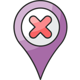 Cancel Location  Icon