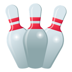 Skittles Bowling Pins Bowling Game Icon