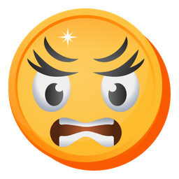 Aggressives Emoji  Symbol