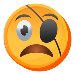 Augenklappe-Emoji  Symbol