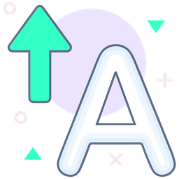 Ascending Alphabet  Icon