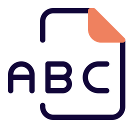 Abc File  Icon