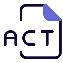 ACT-Datei  Symbol