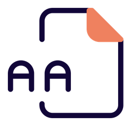 Aa File  Icon