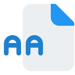 Aa File  Icon