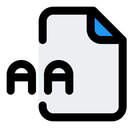 Aa File  Icon